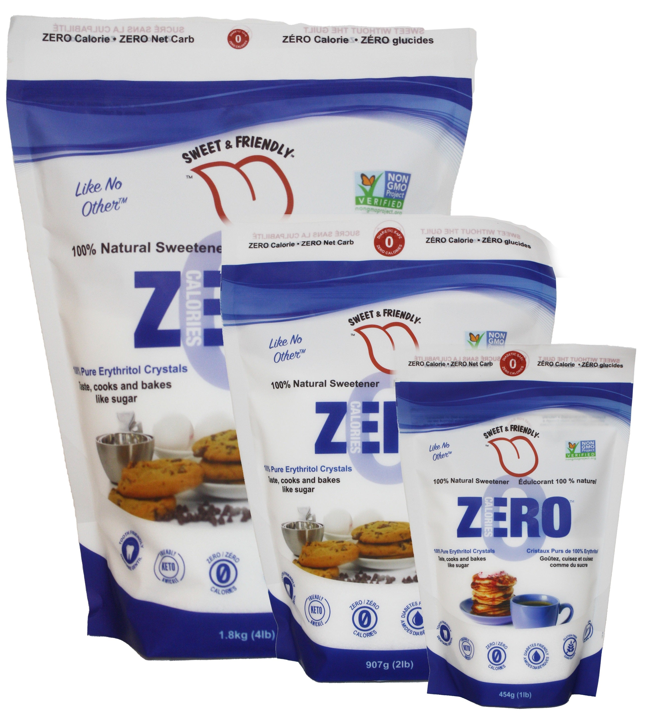 Sweet & Friendly ZERO 100% Erythritol Sweetener